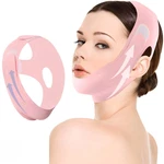 V-line Lifting Strap Face Slimming Chin Sleeping Mask Double Pink 1PC New. Price: $10.82.