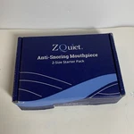 Zquiet, Anti-snoring Mouthpiece, Starter Pack With 2 Sizes New Open Box. Price: $54.99.