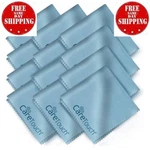 Care Touch Microfiber Cleaning Cloths, 12 Pack - Glasses Cleaner Wipes New. Price: $13.79.