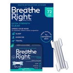 Breathe Right Extra Strength Nasal Strips For Sensitive Skin Clear 72 Ct New. Price: $31.99.