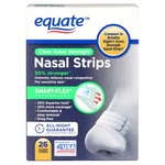 Equate Extra Strength Clear Nasal Strips, 26 Count New. Price: $30.27.