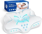 Zibroges Cervical Pillow Memory Foam For Neck Head Shoulder Pain - White New. Price: $54.08.