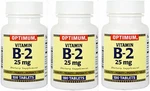 Optimum Vitamin B2 25MG Tablets 100CT ( 3 Pack ) Pharmacy Fresh New. Price: $19.95.