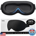 Gritin 100% Blackout Eye Mask For Women Men, Zero Pressure Sleeping New. Price: $20.00.