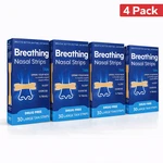 4 Pack Nasal Strips Breathe Nose Better Reduce Snoring Right Sleep New. Price: $16.98.