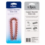 Apex Copper Bracelet Wide Link Band Pain Relief Women Homeopathic Remedy New. Price: $12.97.