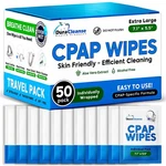 Extra Large Cleaning Wipes For Cpap Masks - 50 Unscented Travel New. Price: $23.02.