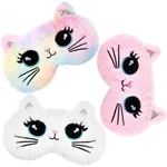 Geyoga Mask For Kids, Girls Plush Sleeping Eye Cat Style, Colorful New. Price: $20.99.