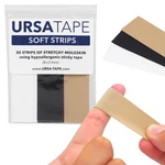Ursa Tape Soft Strips Pack 12 (multi-colour) Stretchy Moleskin Fabric New. Price: $24.24.