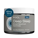 Focl Deep Sleep Gummies Melatonin Herbal Blend 30CT Sour Blue Raspberry New. Price: $80.99.