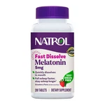 Natrol Melatonin 5 Mg Fast Dissolve Tablets 200 Ct Strawberry Exp: 08/2027 New. Price: $27.99.