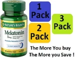 90 Melatonin 5MG Super Strength Nature's Bounty Supplement Aid Sleeping New. Price: $32.99.