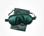 Blissy Handmade Mulberry Silk Sleep Mask, Emerald Green, New. Price: $29.99.