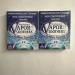 (2) Mentholated Vapor Soothers Nasal Congestion Relief Lavender 28 Clips New. Price: $24.99.