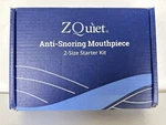 Zquiet Anti Snoring Mouthpiece Jaw Advancement 2 Size Starter Pack Sealed New. Price: $33.99.