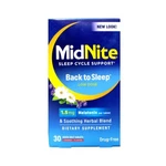Midnite Sleep Aid 30 Chewable Tablets Ea New. Price: $13.41.