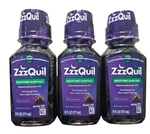 Zzzquil Nighttime Sleep Aid Liquid 6 Oz ( 3 Bottles ) -- New. Price: $34.95.