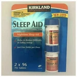 Sleep-aid 25MG 192 Tablets 2-PACK Kirkland Signature Sleeping Pills Two Bottles New. Price: $14.98.