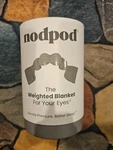 New Nodpod Weighted Blanket For Your Eyes Sleep Mask Elephant Gray Grey. Price: $29.99.