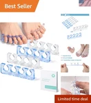 Enhance Your Pedicure With Dr. Jk Gel Toe Separators, 2 Pairs, Soft & Flexible New. Price: $7.99.