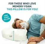 Lunderg Adjustable Cpap Memory Contoured Foam Pillow - New, Open Box. Price: $24.95.