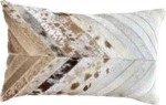 Handmade By Cowhide Pillow Cover Lumbar Fur Whitejersy Ten Arrow Design New. Price: $55.00.