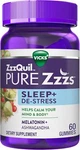 Zzzquil Pure Zzzs De-stress Melatonin Sleep Aid Gummies, 60 Count (pack Of 1) New. Price: $31.99.