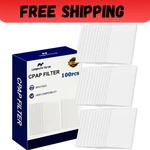 100 Packs Universal Cpap Filters Compatible With Resmed Airsense New. Price: $12.99.