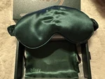Blissy Silk Sleep Mask 100% Pure Mulberry Emerald Green With Box New. Price: $29.99.