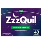 Vicks Zzzquil Nighttime Sleep Aid Non-habit 1 Pack 48 Count New. Price: $19.99.
