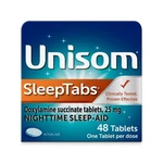 6/26 Unisom Sleeptabs, Nighttime Sleep-aid, Doxylamine Succinate, 48 Tablets New. Price: $12.99.