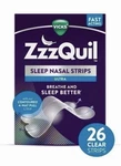 Vicks Zzzquil Ultra Clear Nighttime Sleep Nasal Strips 26 - New. Sealed. Price: $13.98.
