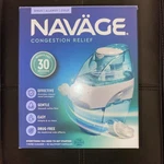 Navage Congestion Relief Nasal Irrigation System Bundle, 30 Saltpods, Nose Clea Open. Price: $50.00.