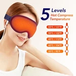 Usb Heated Mask With Vibration Massage & Remote For Dry Eyes Relief Sleep New. Price: $22.50.