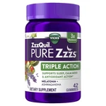 Vicks Zzzquil Pure Zzzs Triple Action Sleep Aid Gummies,melatonin 6MG 42 Count New. Price: $20.20.