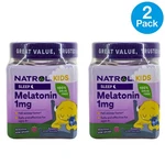 Natrol Kids Melatonin 1MG Sleep Aid Gummies Raspberry Flavor 60CT 2 Pack New. Price: $18.00.