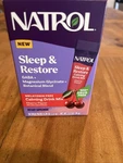 Natrol Sleep + Restore Calming Drink Mix Magnesium Glycinate 10 Stick Packs 0127 New. Price: $8.99.
