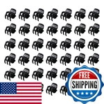 Linyuearui 100PCS Tiny Hair Clips For Girlmini Claw Women 1CM Black New. Price: $10.90.