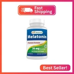 Best Naturals Melatonin 20MG 240 Tablets Drug-free Nighttime Sleep Aid Non-g New. Price: $14.20.