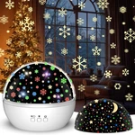 Christmas Projector Night Light, Snowflake Starry Sky For Room Decor, Kids New. Price: $29.98.