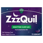 Zzzquil Liquicap Sleep Aid, Diphenhydramine 25MG Hcl, 72 Count (pack Of 1) New. Price: $34.79.
