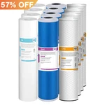 3-STAGE 20"X4.5" Pp Gac Cto Carbon Block Water Filter Whole House Cartridges Set New. Price: $309.25.