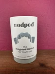 Nodpod Sleep Mask Weighted Gray Deep Touch Pressure Eye Relaxation Travel New. Price: $27.99.