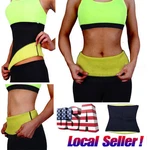 Waist Trimmer Exercise Wrap Belt Slim Burn Fat Sweat Weight Loss Body Shaper Usa New. Price: $6.70.