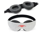 Manta Sleep Slim Gray Adjustable Blackout Mask, Soft Foam, 17-26 In New. Price: $28.00.