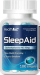 HEALTHA2Z Sleep Aid, Diphenhydramine Softgels, 50MG, 100 Count (pack 1) New. Price: $13.99.
