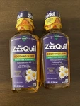 (2) Vicks Zzzquil Soothing Nighttime Sleep-aid Chamomile Honey Exp 02/26 New. Price: $22.50.