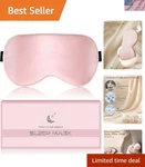 Blssnz Silk Sleep Mask For Women - Soft Breathable Organic Natural Mulberry New. Price: $21.48.