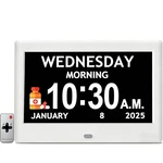 2025 New, Digital Clocks, 7'' Dementia With Date And Time For Elderly, .... Price: $37.10.