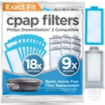 Resplabs Cpap Filters Compatible With The Philips Respironics Dreamstation 2 New. Price: $40.61.